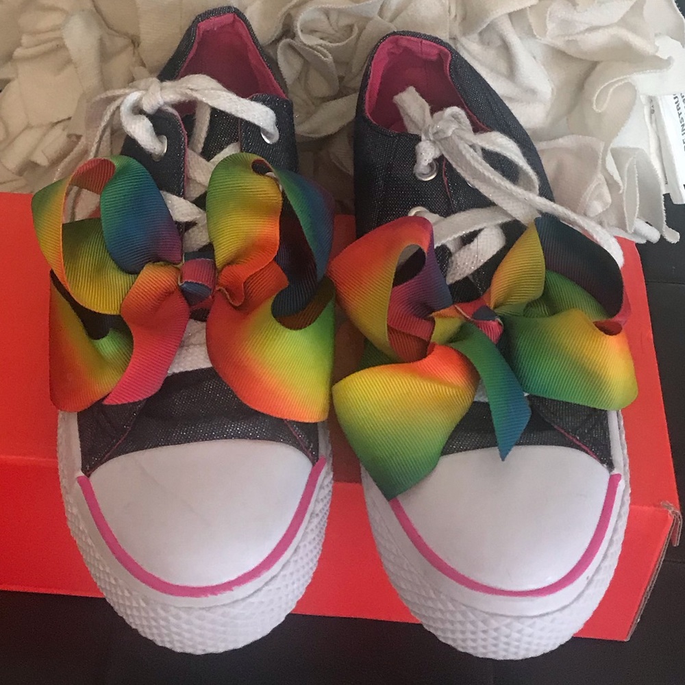 Converse Style Shoes-Size 3 1/2 (Girls)